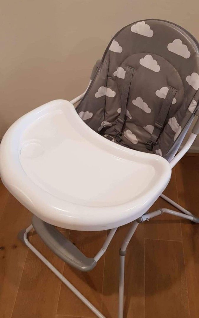 Anko flat fold high chair slightly damaged on Carousell