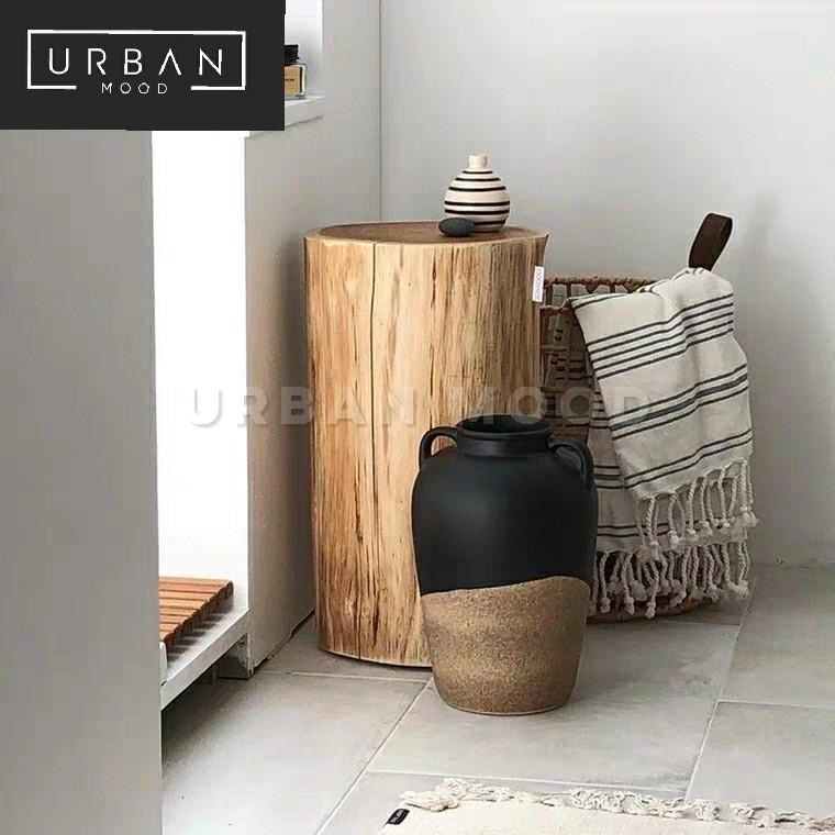 ARCANE Solid Wood Side Table, Furniture & Home Living, Furniture ...