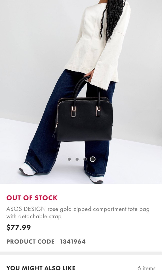 ASOS Female Leather Work Bag Luxury Bags Wallets on Carousell