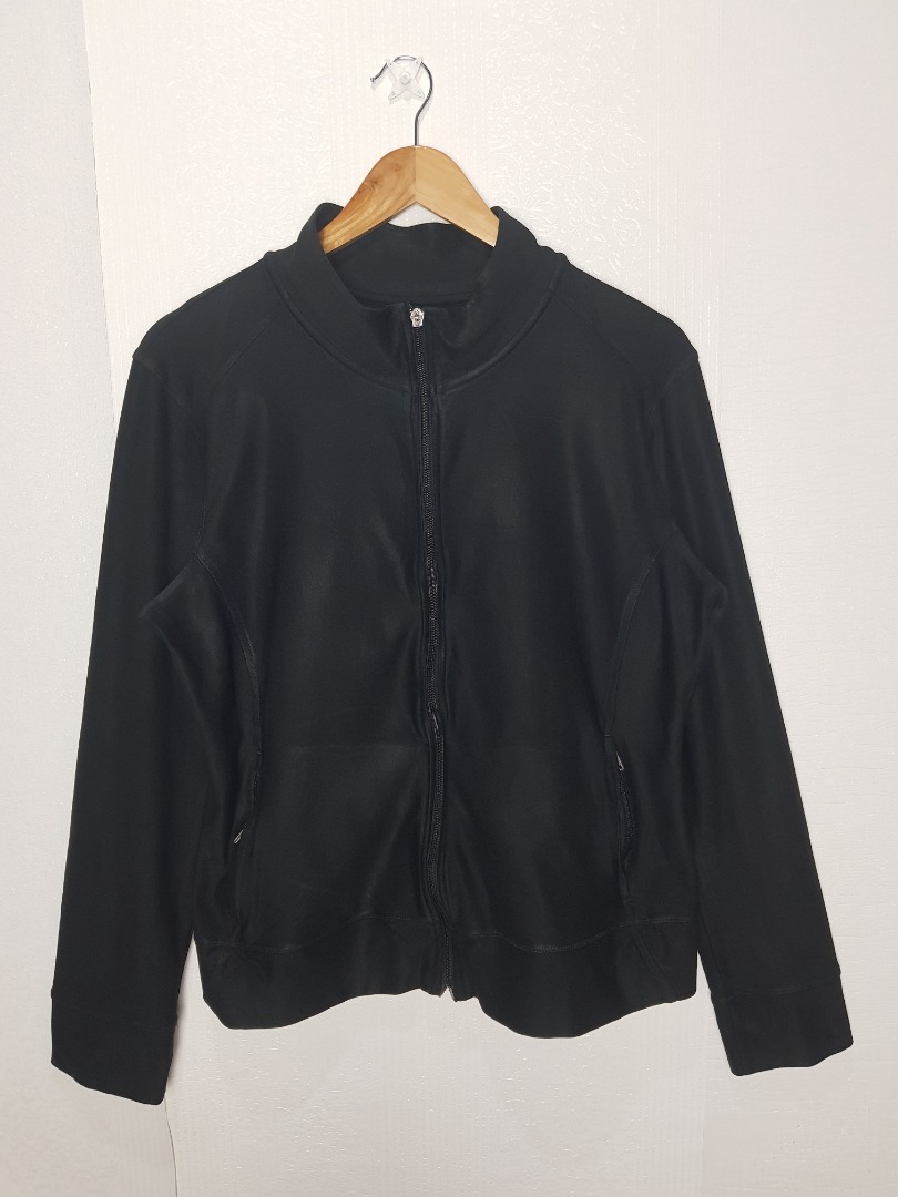 Athletic Jacket Black, Women's Fashion, Coats, Jackets and Outerwear on