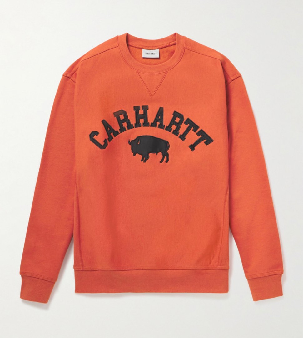 Red hot sale carhartt sweatshirt