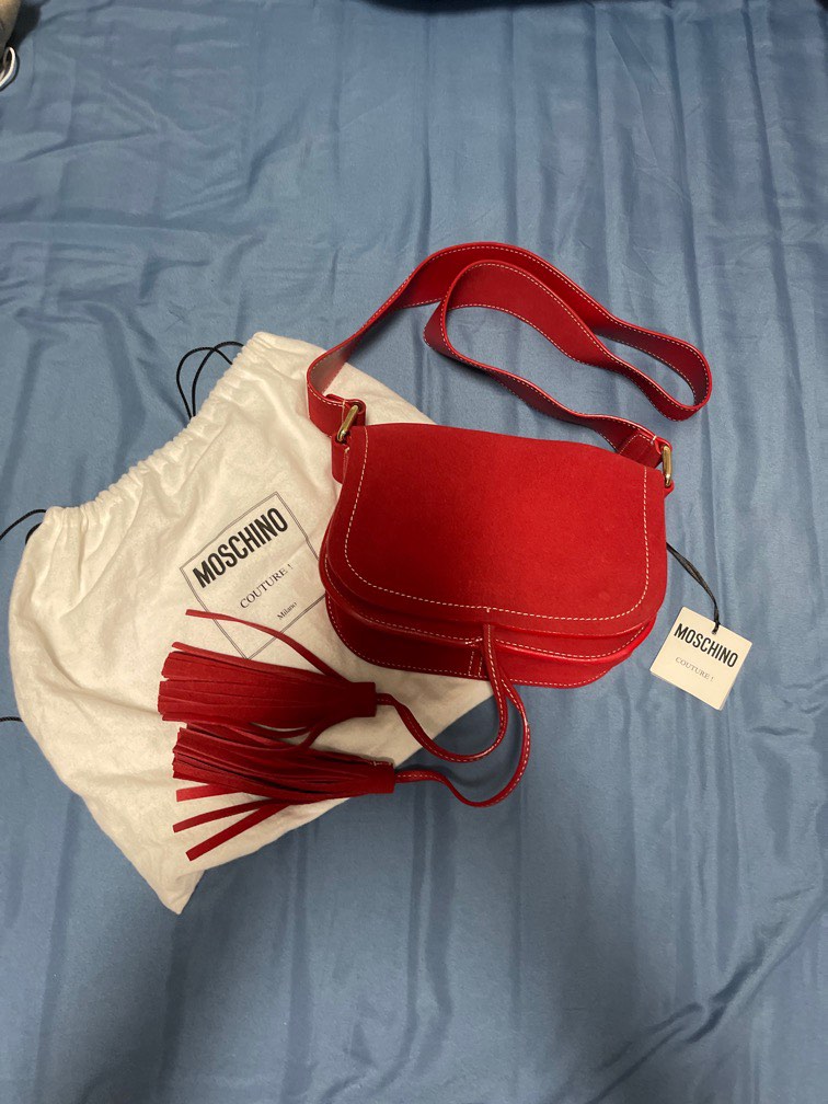 Authentic Red Moschino Bag Luxury Bags Wallets on Carousell