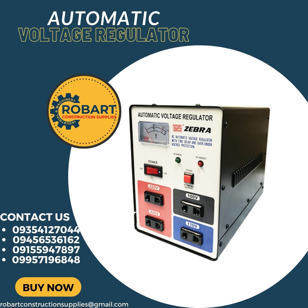 AUTOMATIC VOLTAGE REGULATOR, Commercial & Industrial, Construction