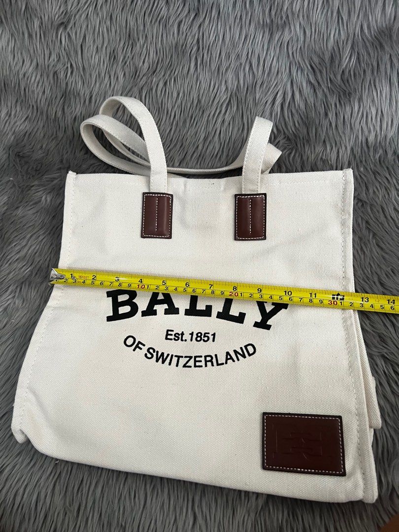 Bally Canvas Tote Bag, Women's Fashion, Bags & Wallets, Shoulder Bags