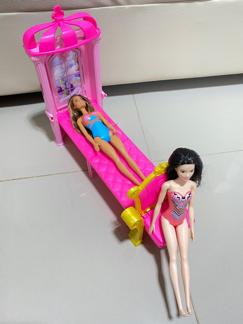Authentic Barbie Dreamtopia Castle Bed Chair ONLY Loose Hobbies Toys Toys Games on Carousell