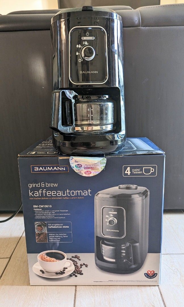 Baumann Grind and Brew Coffeemaker on Carousell