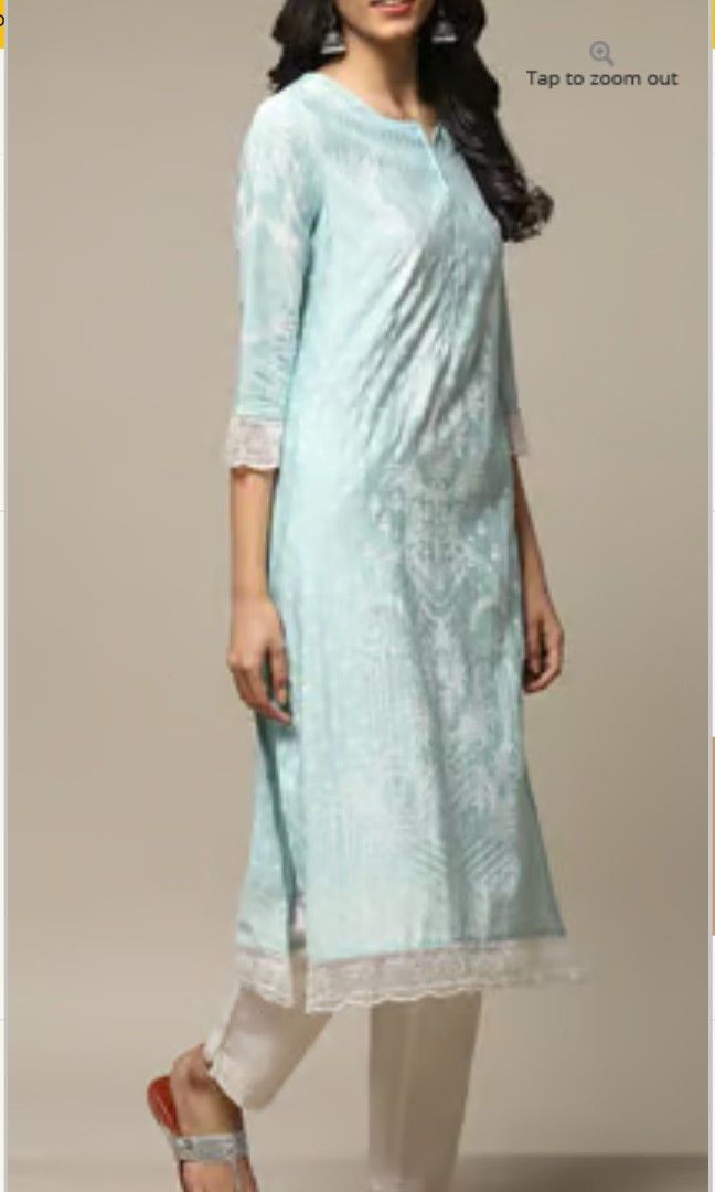 W sky new arrivals blue kurta