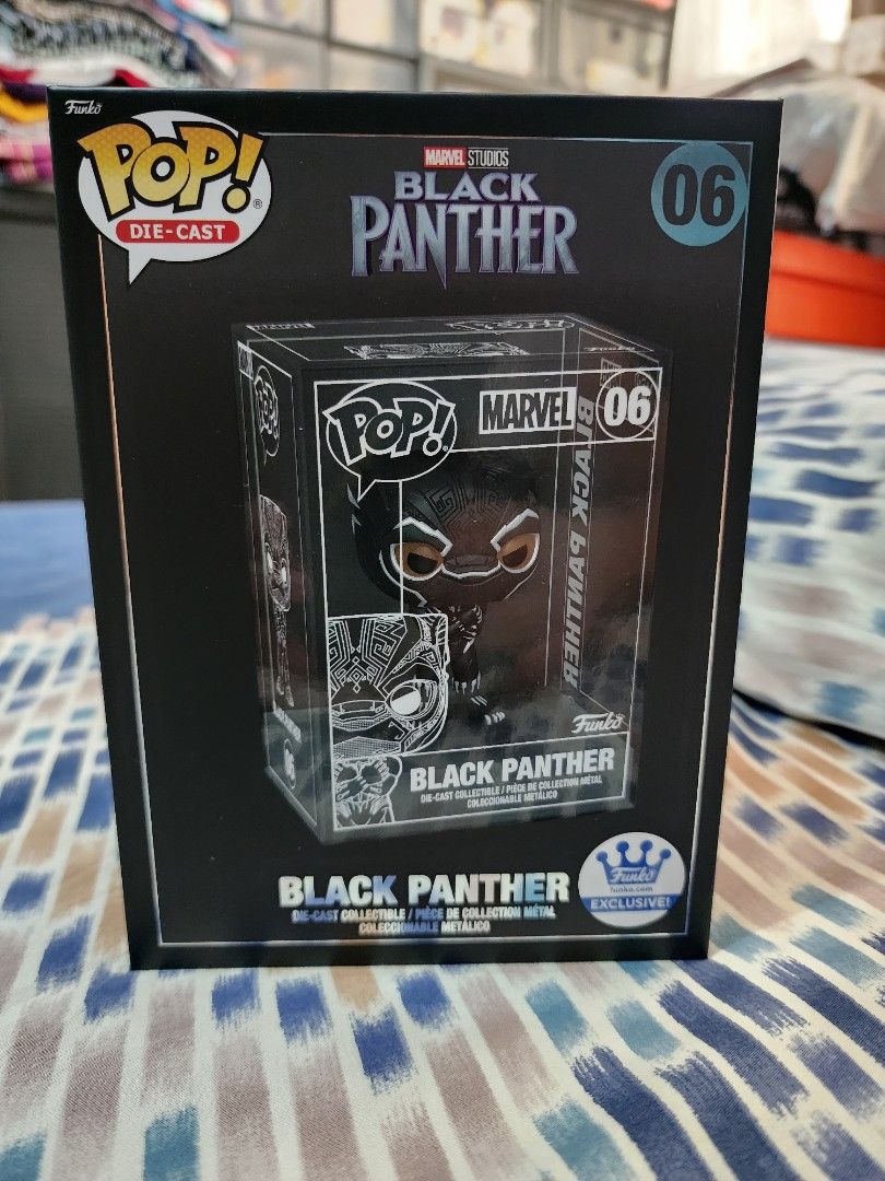 Marvel Black Panther Funko Pop Die Cast, Hobbies & Toys, Toys & Games On  Carousell