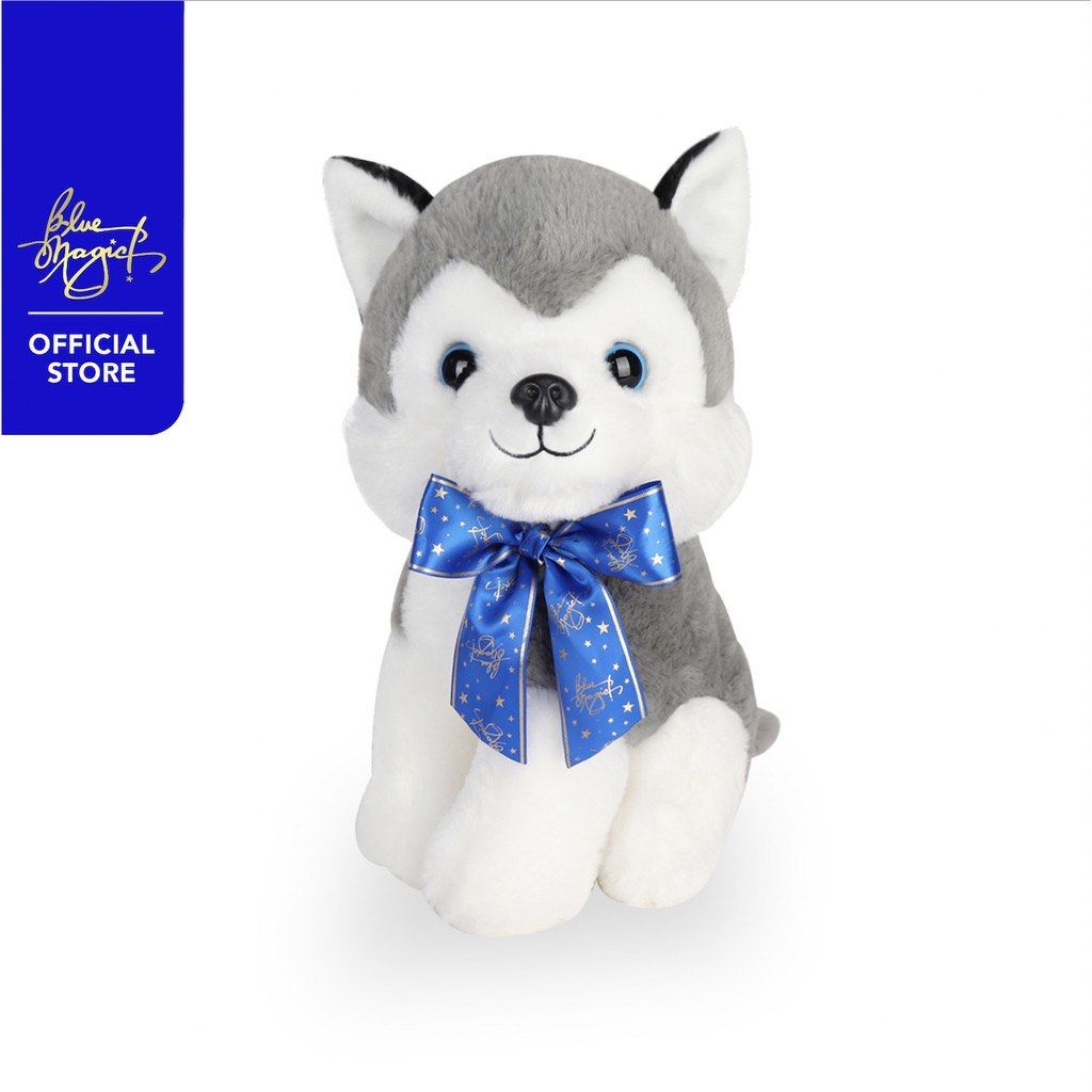 Blue magic siberian husky stuffed toy cheap