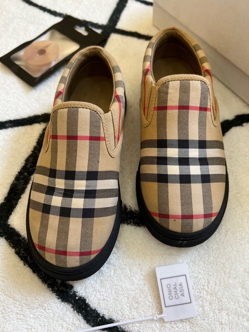 Kids burberry loafers store