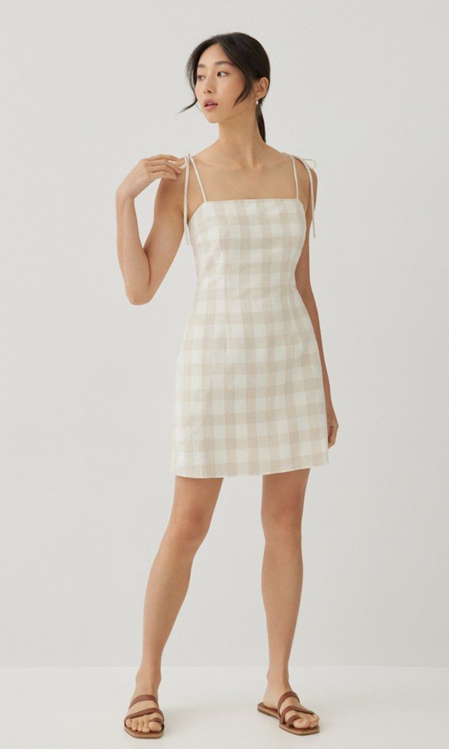 Gingham dress deals mini
