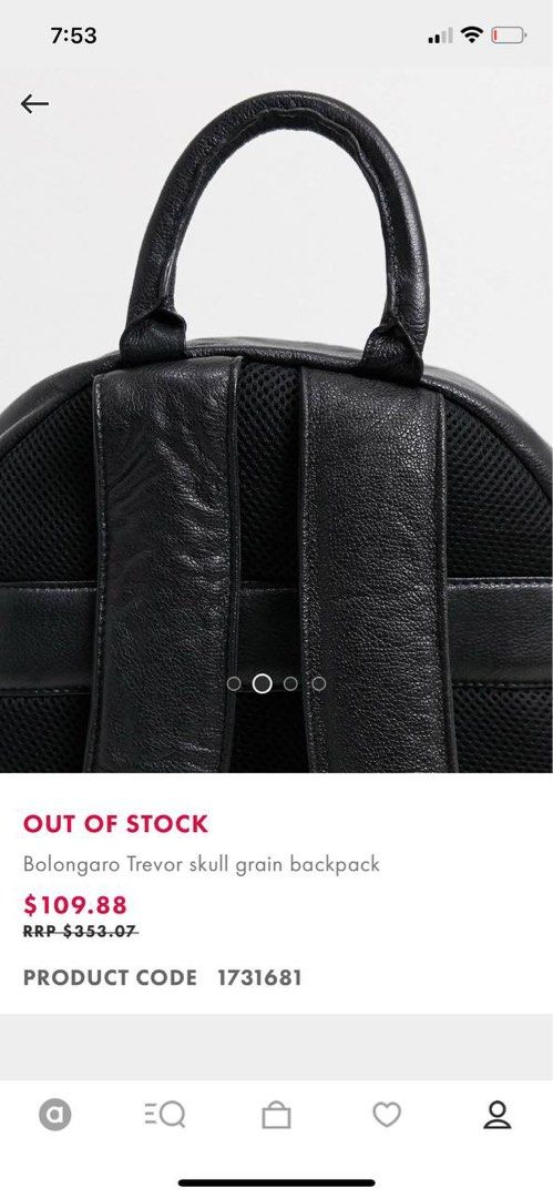 Bolongaro Trevor Skull Grain Backpack
