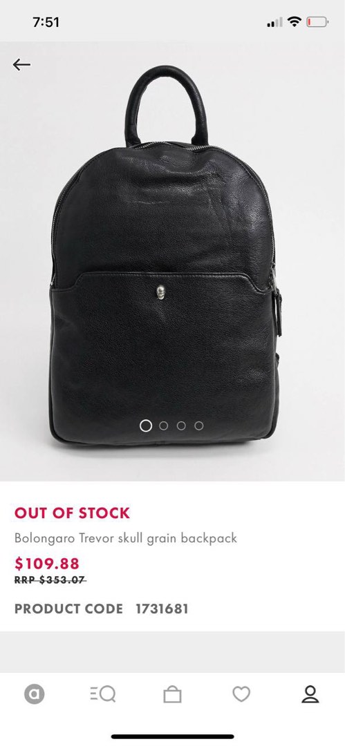 Bolongaro trevor top grain backpack