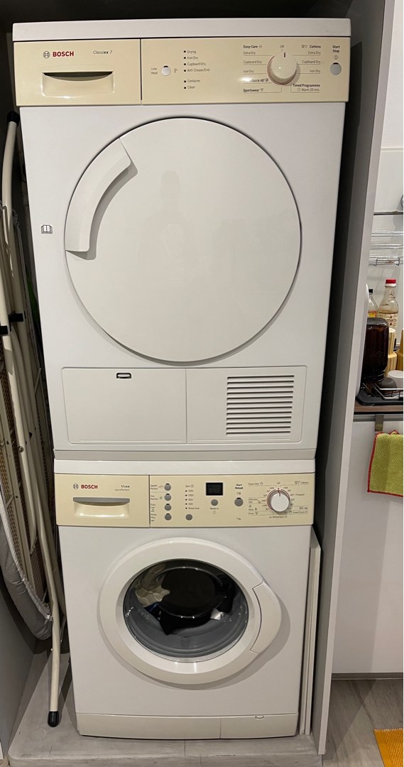 Bosch 7kg washer and condenser tumble dryer, TV & Home Appliances