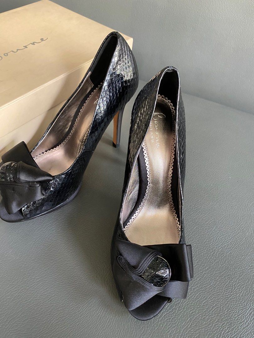 Macy's black high heels outlet