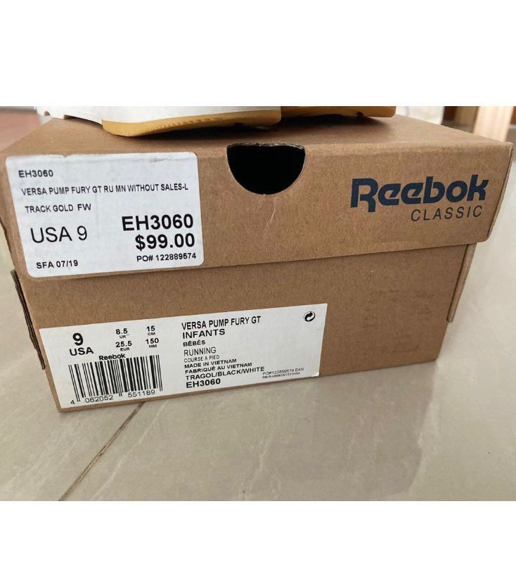 Reebok box hot sale