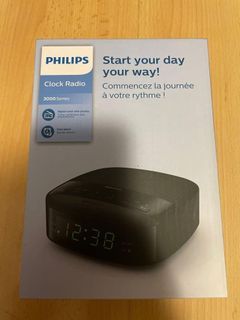 Brand new Philips clock radio