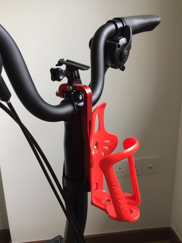 Brompton water bottle holder, Sports Equipment, Bicycles & Parts, Parts & Accessories on Carousell