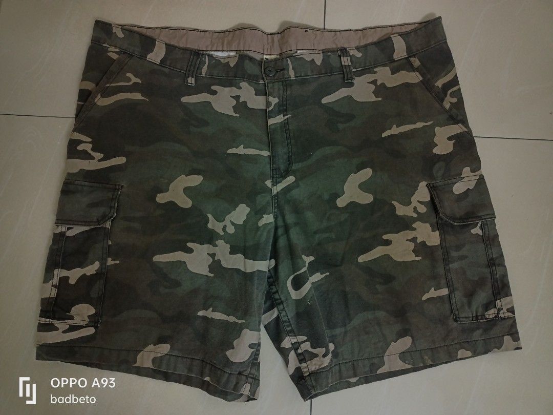 Camo Faded Glory Big size Men s Fashion Bottoms Shorts on Carousell
