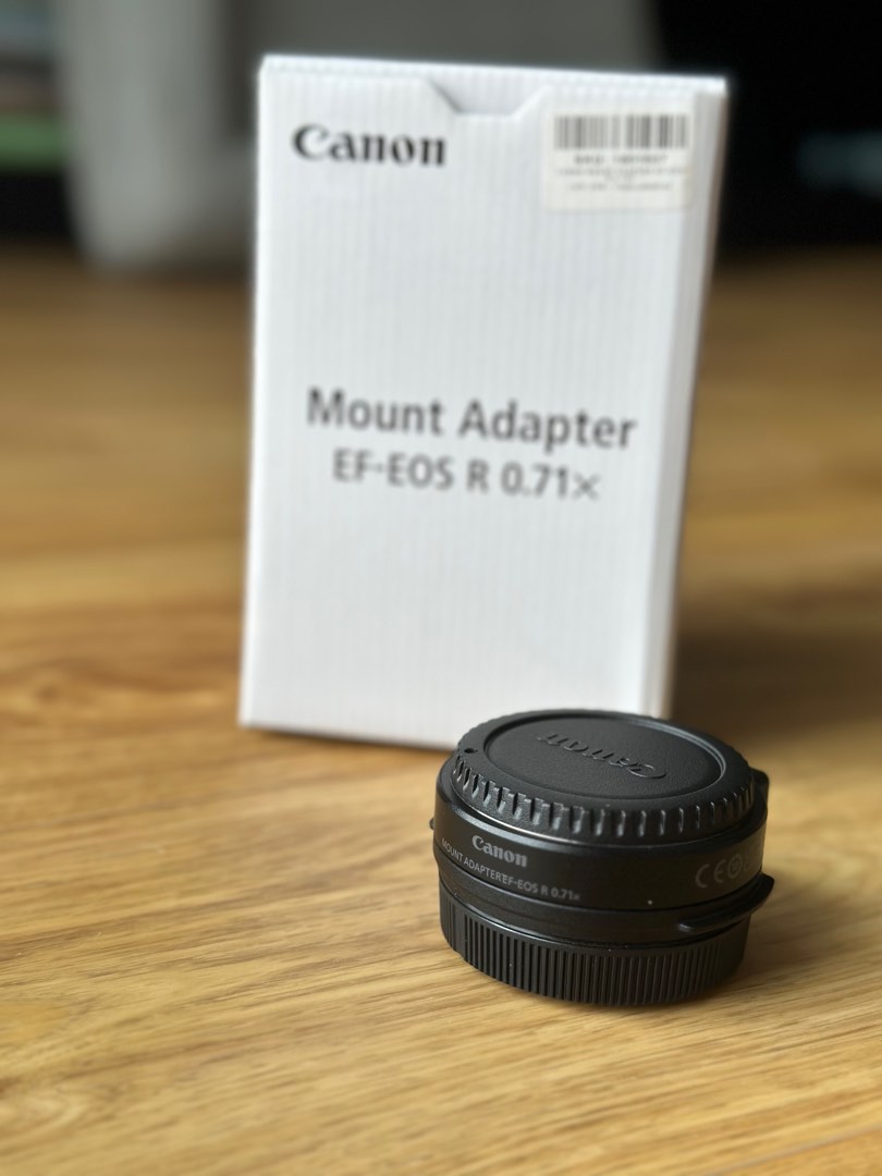 Canon Mount Adapter EF-EOS R 0.71x speedbooster, Photography, Lens