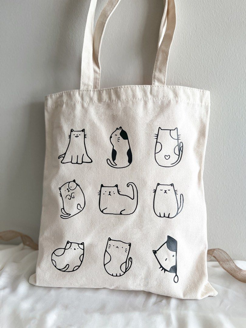 Canvas Tote Bag Cat Series
