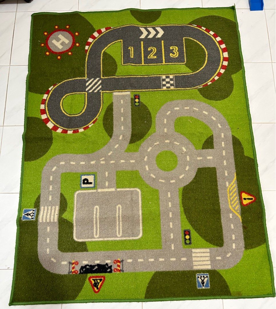 Car parking lot carpet, Hobbies & Toys, Toys & Games on Carousell