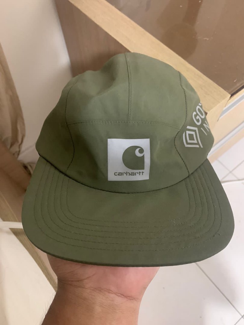 Carhartt WIP GoreTex Infinium Green Reflect Cap, Men's Fashion