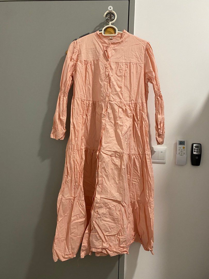 Mirror Peach Color Designer Gown – Designerslehenga
