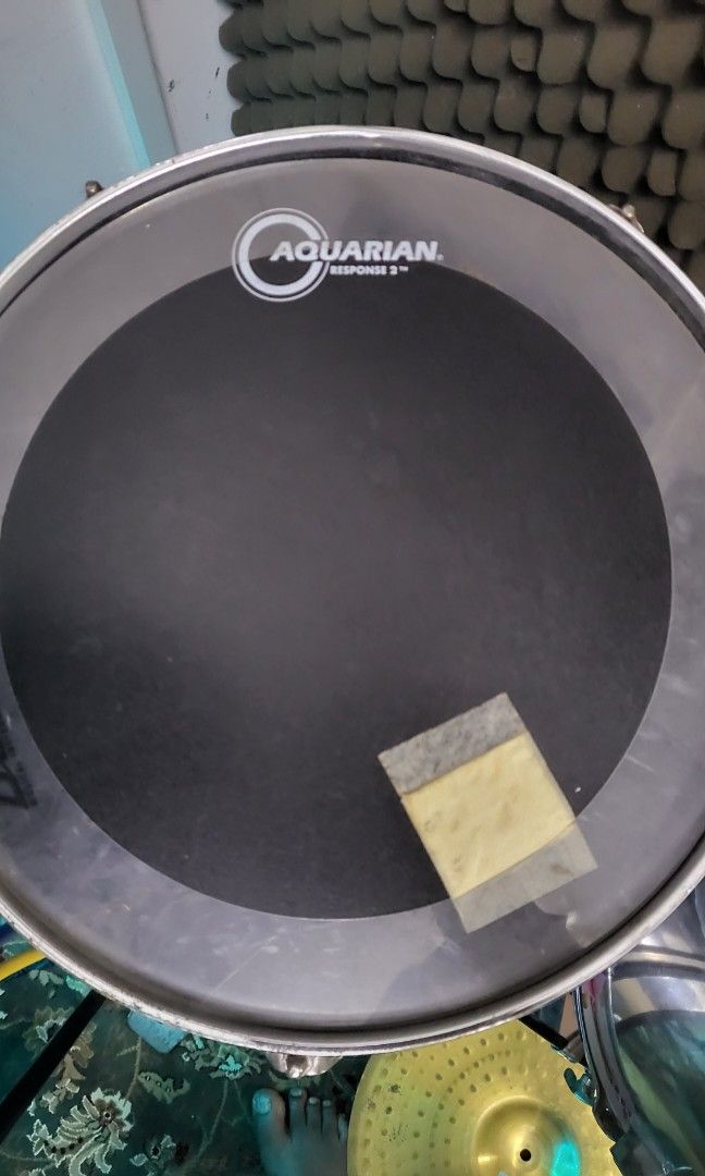 CB Acoustic Drum with Aquarian Drum Head & Mienl Cymbals + SoundCraft