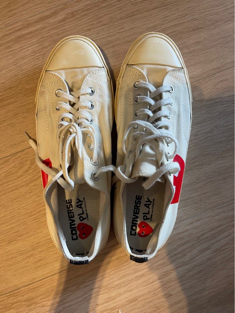 Cdg top white shoes