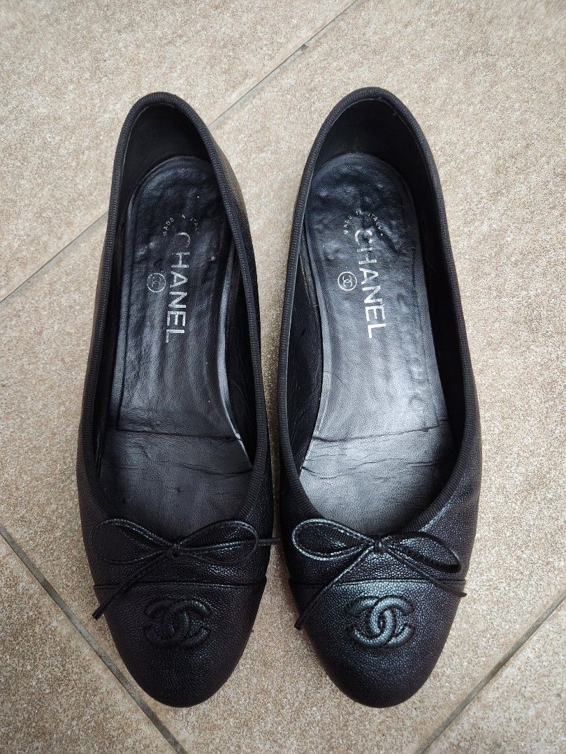 CHANEL, Shoes, Chanel 222 Collection Black Leather Sandal Bow Tie Heels