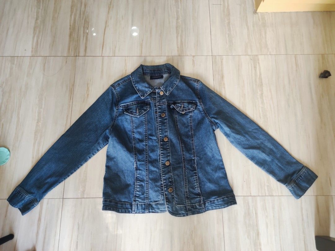 Charter club outlet leather jacket