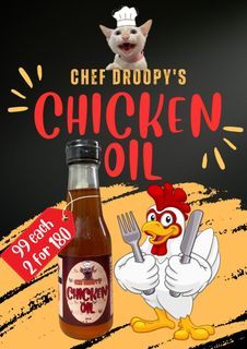 Chef Droopy's Chili Garlic Oil and Chicken Oil