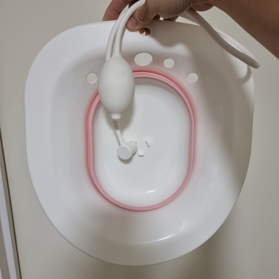 Collapsable Sitz Bath Bowl with Spray, Babies & Kids, Maternity Care on