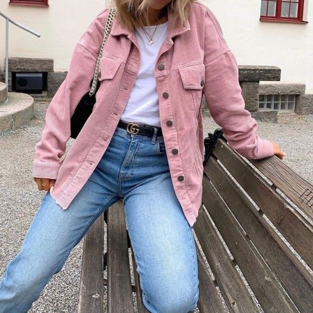 Corduroy Baby pink Jacket