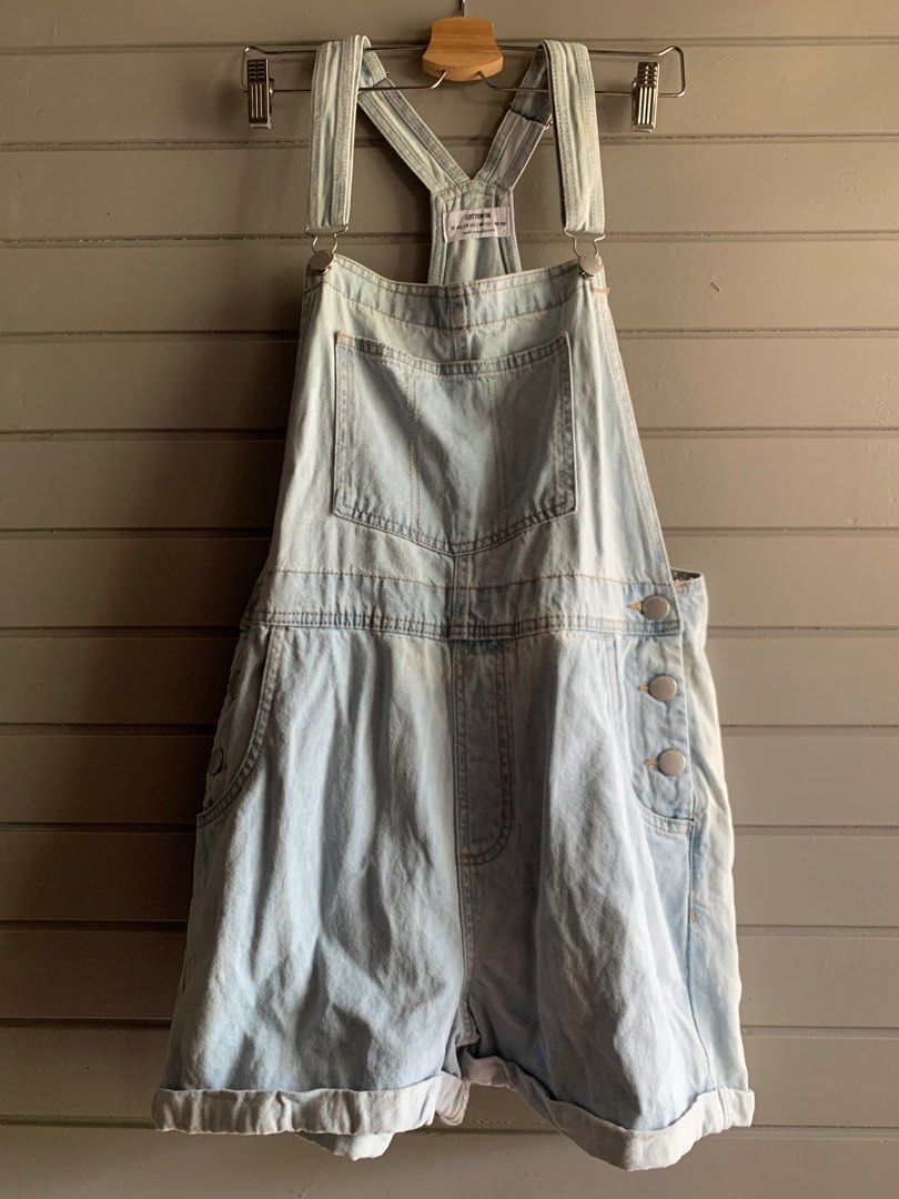 Denim jumper 2025 shorts cotton on