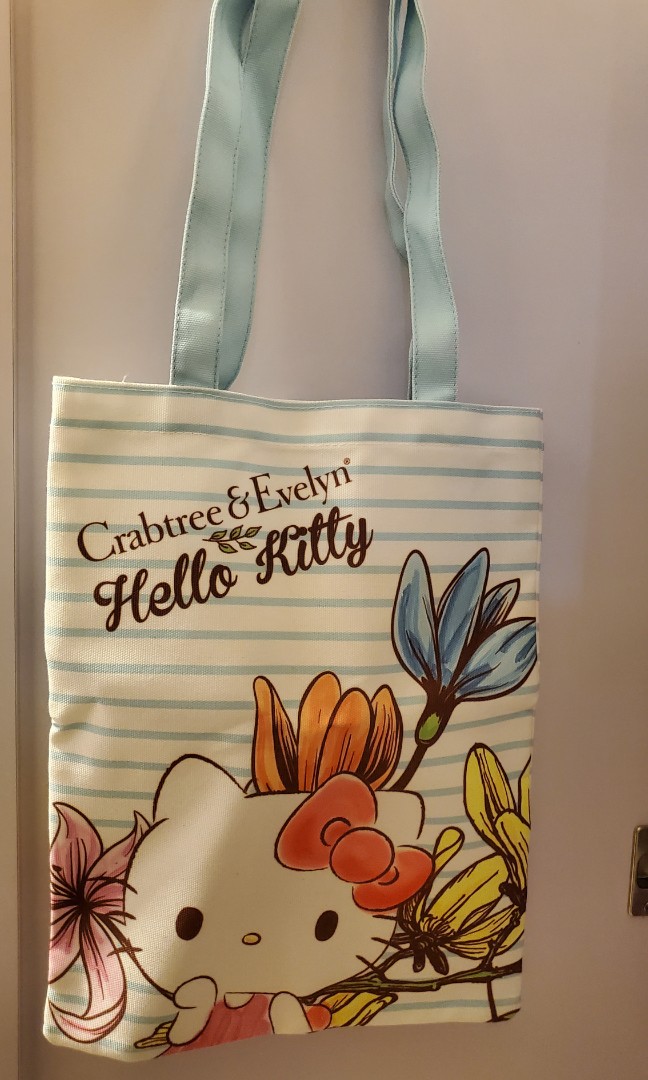 Crabtree & Evelyn x Hello Kitty 袋, 女裝, 手袋及銀包, Tote Bags