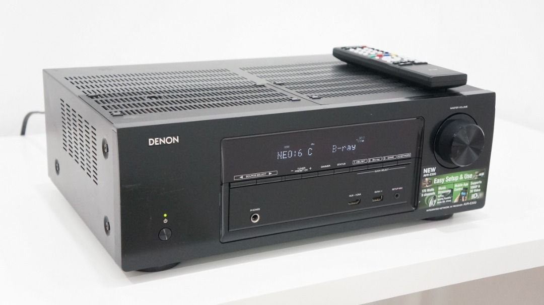 Denon AVRE300 5.1ch Integrated Network AV Receiver (with HDMI ARC