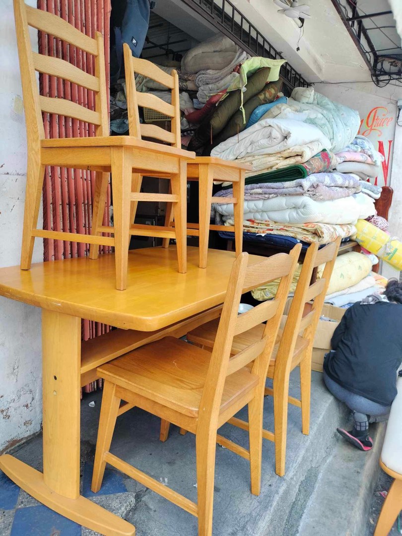 Dining table set Japan surplus on Carousell