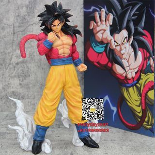 In-stock Dragon Ball Z Figure Broly VS Goku 9.8in Anime Super Saiyan Statue