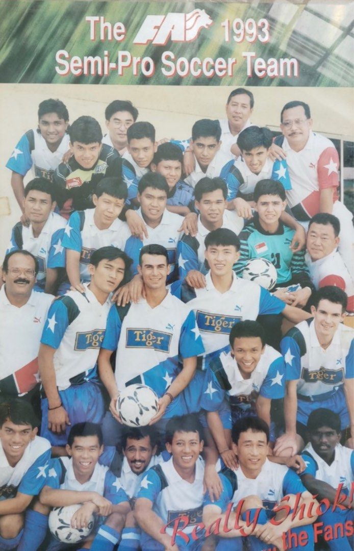 Dream Team Singapore Football Jersey Malaysia Cup, Men's Fashion ...