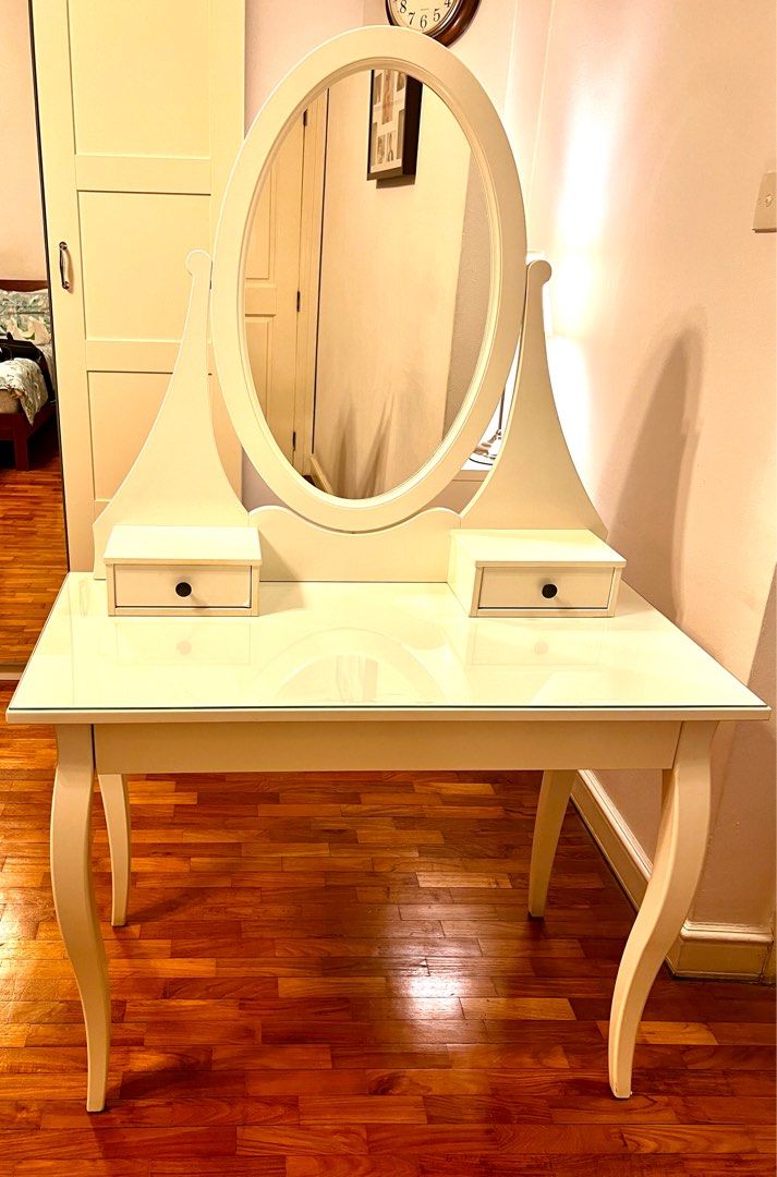 Dressing Table With Mirror, Furniture & Home Living, Furniture, Other