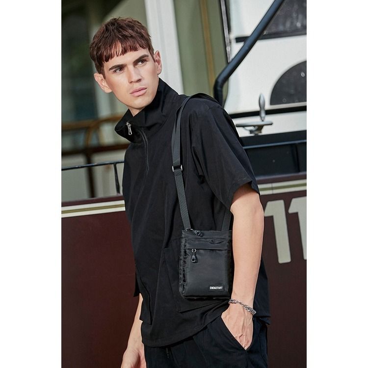 End and Start Trendy Men Nylon Crossbody Sling Messenger Bag Men s Fashion Bags Sling Bags on Carousell