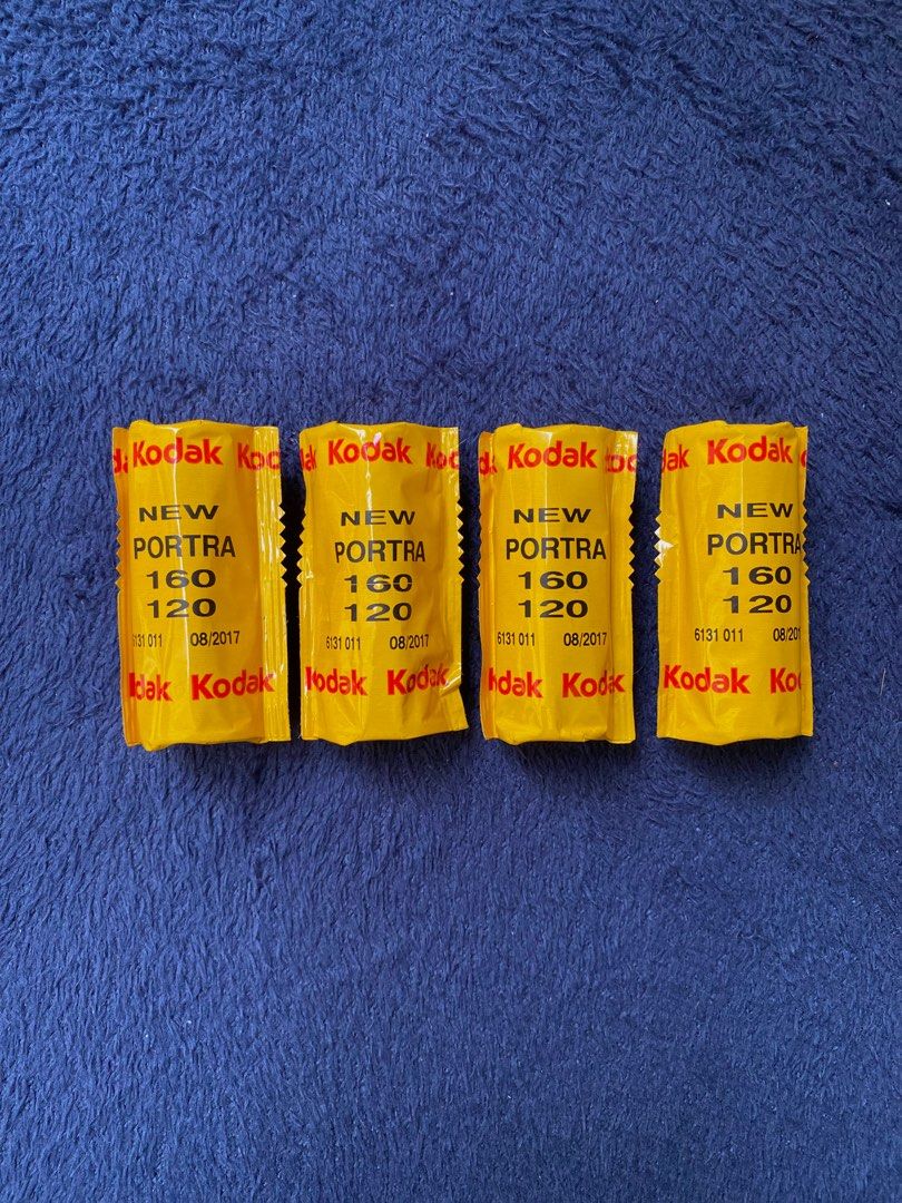 (EXP 120 AND 35MM FILM ROLLS) (Category: Cameras) located in Quezon. Submitted by rinatsky (Listing ID 1240918938, Image 2). Description: (EXP 120 AND 35MM FILM ROLLS) ALL FILMS ARE COLD-STORED PROPERLY 120MM FILM ROLLS: - new portra 160 (08/2017) 4pcs - 600 each - new portra 400 (08/2017) 6pcs - 650 each - portra 800 (06/2017) 1pc - 650 each - portra 800 (12/2004) 1pc - 600 each - tmax 100 (02/2017) 2pcs - 500 each - 400 tmy-2 iso 400 (02/2017) 