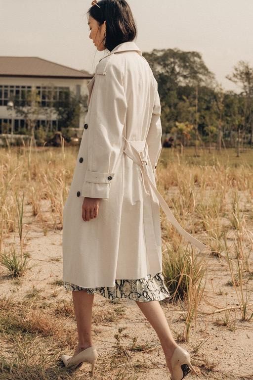 Elle trench coat clearance