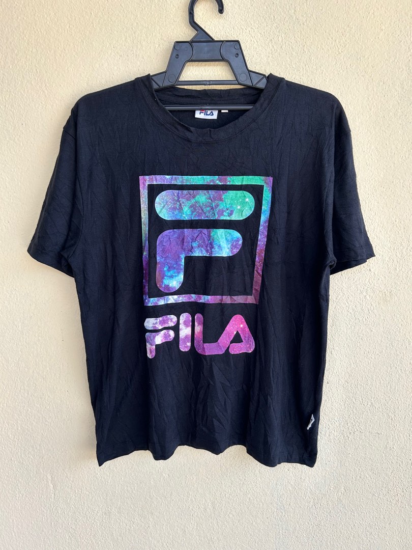 Fila big logo t shirt deals