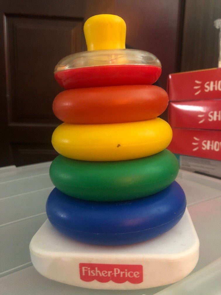 Stack Rainbow Rocks Fisher Price Rock A Stack Rainbow, Hobbies & Toys, Toys & Games on ...