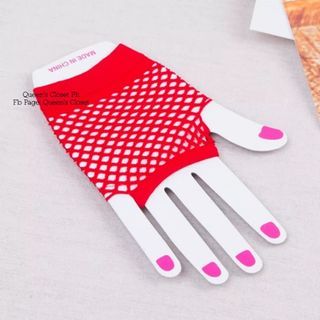 Fishnet Fingerless Mesh Gloves