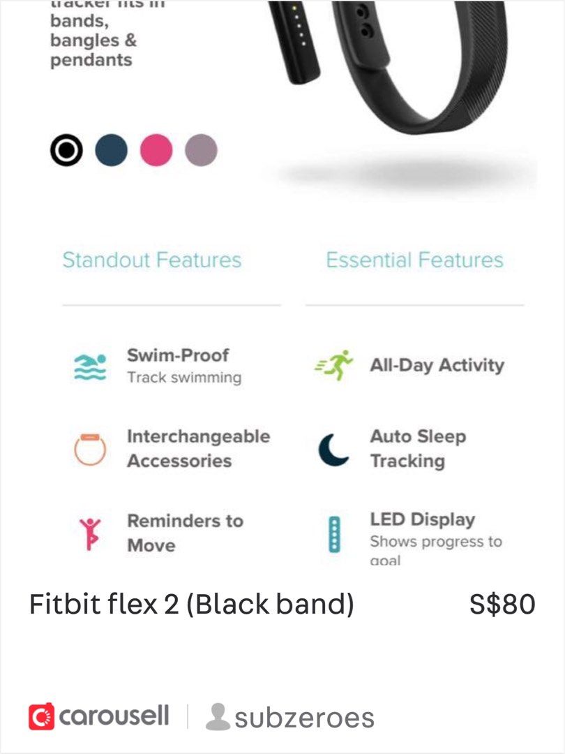 Fitbits Flex 2, Mobile Phones & Gadgets, Wearables & Smart Watches on