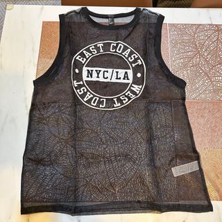 Forever 21 NYC LA black sheer organza outer top east west coast